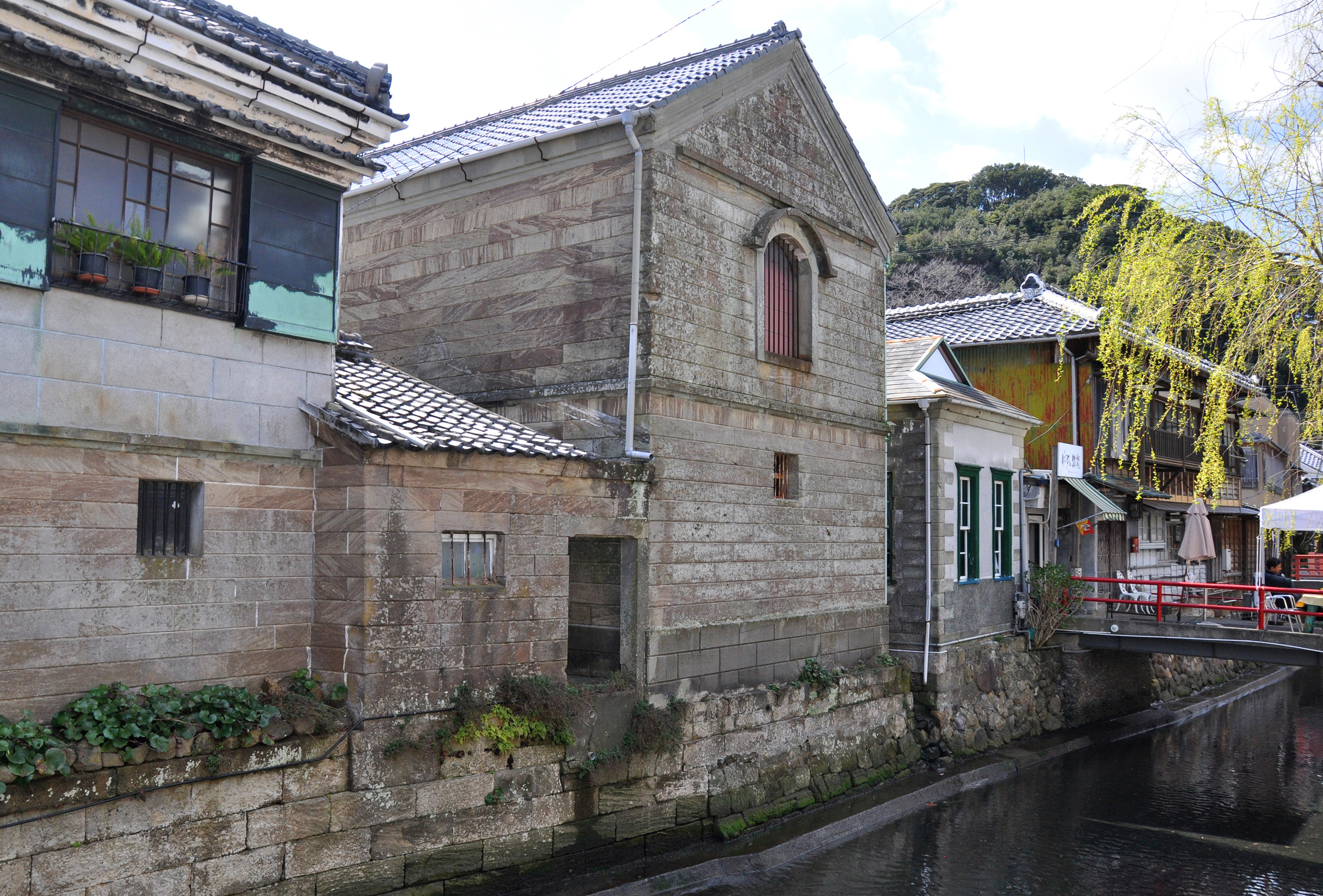 Izu stone buildings in central Shimoda